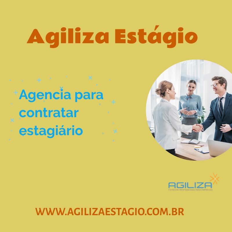 Agencia para contratar estagiário